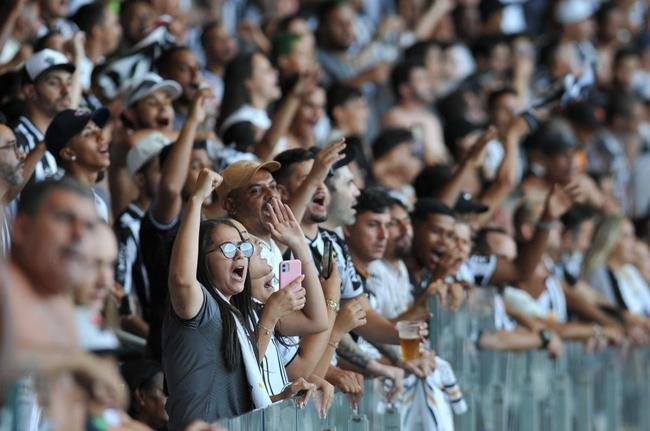 Fotos da torcida do Atltico no clssico com o Cruzeiro, no Mineiro, pela nona rodada do Mineiro de 2022