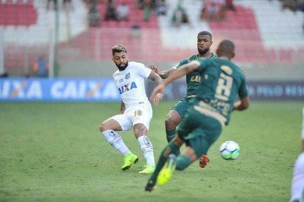 Veja fotos do jogo entre Amrica e Santos