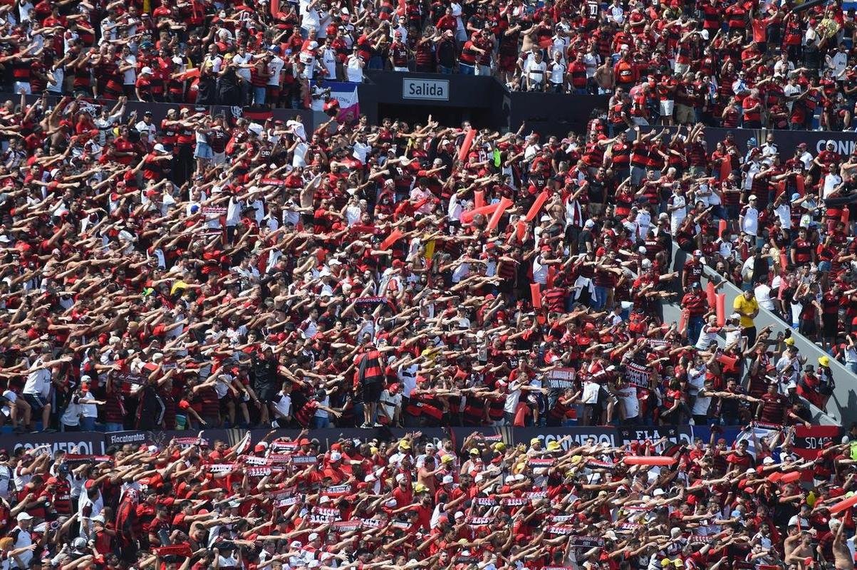 Torcida do Flamengo na final da Libertadores