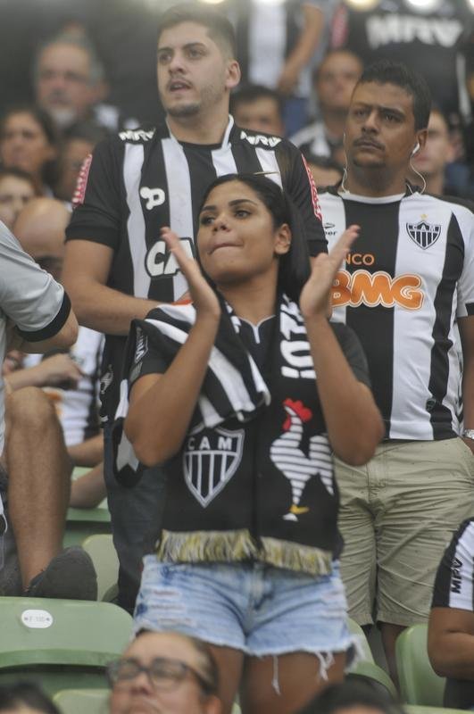 Torcida do Atltico compareceu em bom nmero ao Independncia para apoiar time diante do Danubio, pela Copa Libertadores