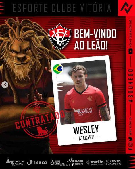 Wesley, atacante (Vitória)