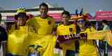 Torcedores do Equador no jogo de abertura da Copa do Mundo