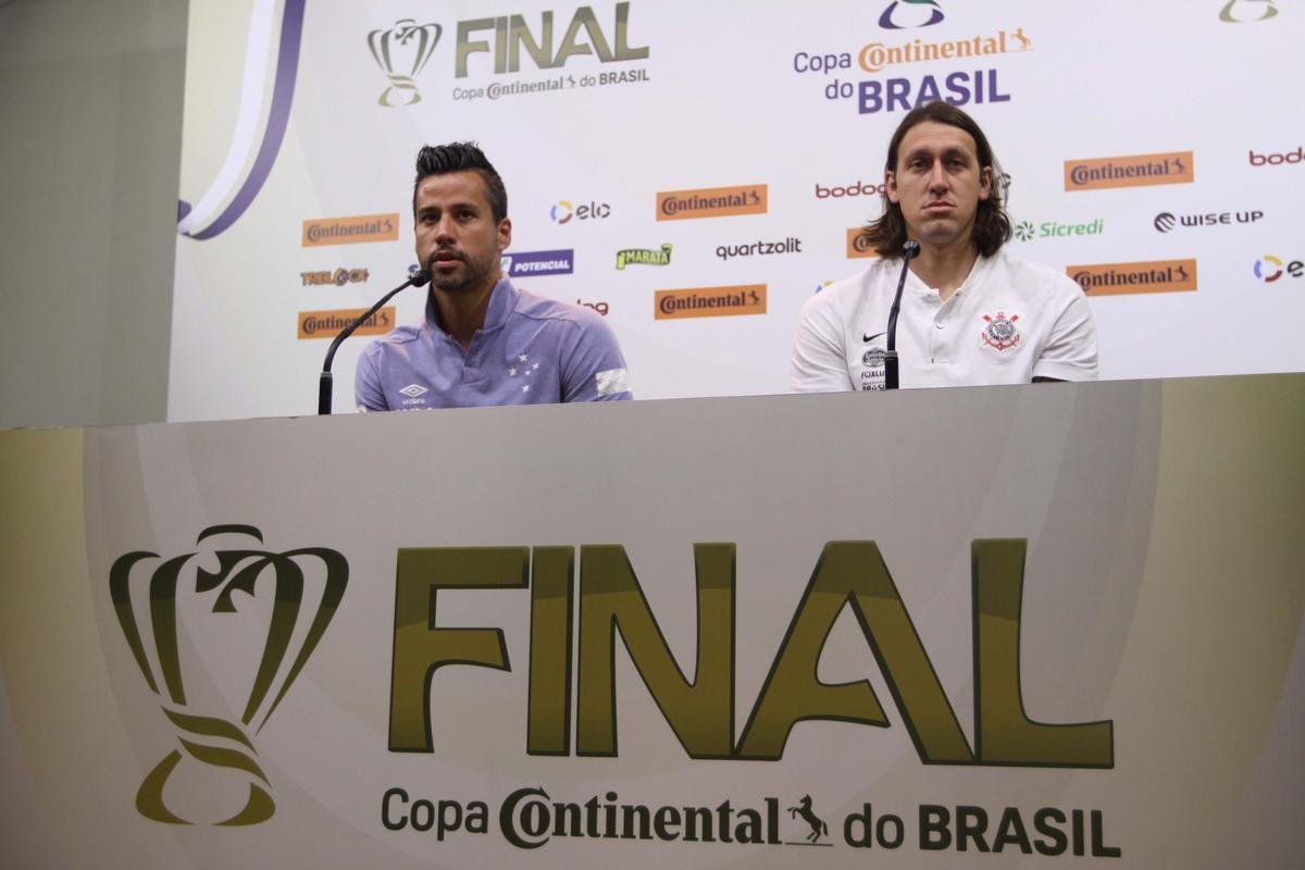 Fbio e Cssio concederam entrevista coletiva no Mineiro 