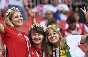 Cidade de Moscou recebe torcedores de Polnia e Senegal nesta tera, na segunda partida do Grupo H da Copa do Mundo