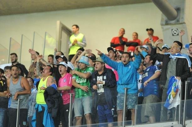 Fotos do primeiro tempo do duelo entre Cruzeiro e Racing, no Mineiro, pela Libertadores