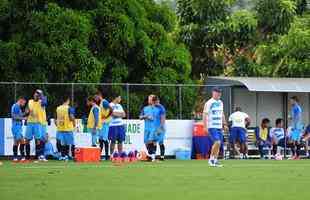 Fotos do treino do Cruzeiro desta quarta-feira (31/1), na Toca II (Ramon Lisboa/EM D.A Press)