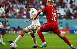 Imagens da partida entre Dinamarca e Tunsia pelo Grupo D da Copa do Mundo.