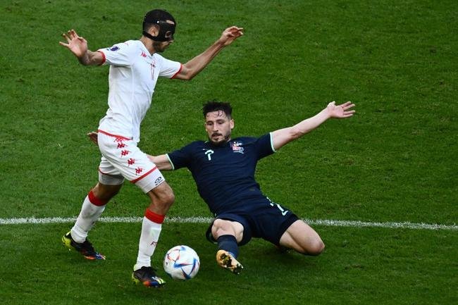 Fotos do jogo entre Tunsia e Austrlia, no Estdio Al Janoub, pela segunda rodada do Grupo D da Copa do Mundo do Catar