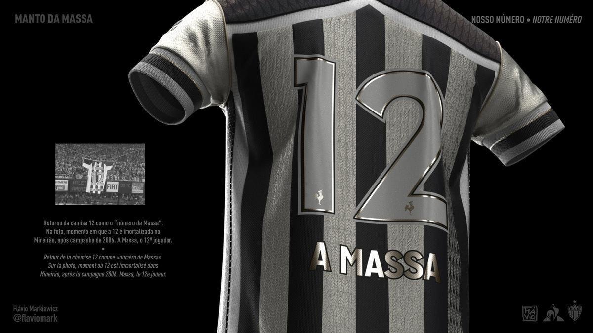 Camisa desenhada por Flvio Markiewicz ganhou o concurso 'Manto da Massa'