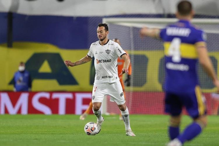 Fotos do jogo entre Boca Juniors e Atlético, na Bombonera, em Buenos Aires, pela ida das oitavas de final da Copa Libertadores de 2021