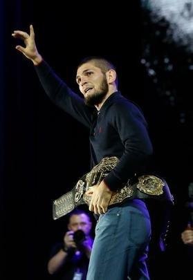 Imagens do Media Day do UFC 229, com Conor McGregor e Khabib Nurmagomedov