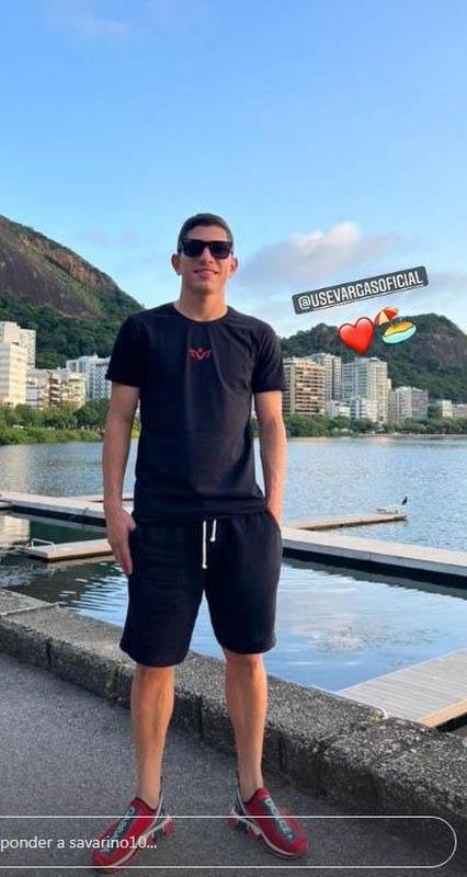 Savarino foi curtir o Rio com a famlia 