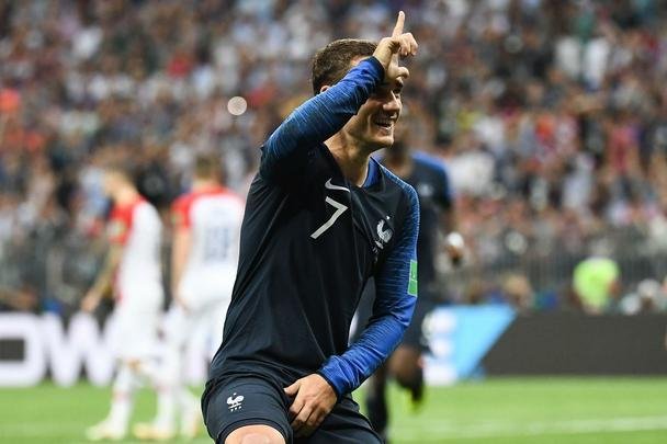 Fotos da final da Copa do Mundo, entre Frana e Crocia, em Moscou 