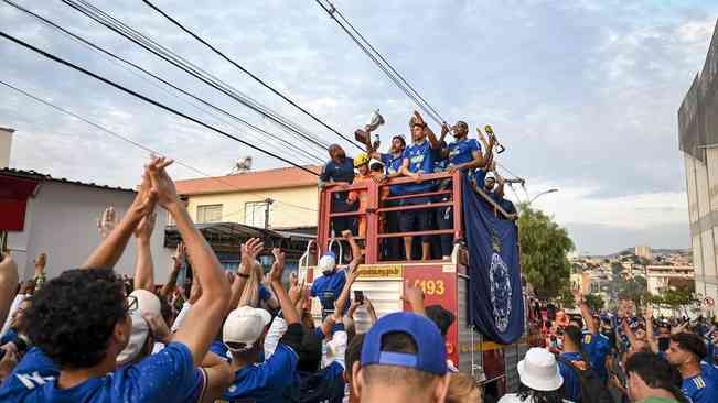 Cruzeiro: fotos da festa com a torcida no Independência