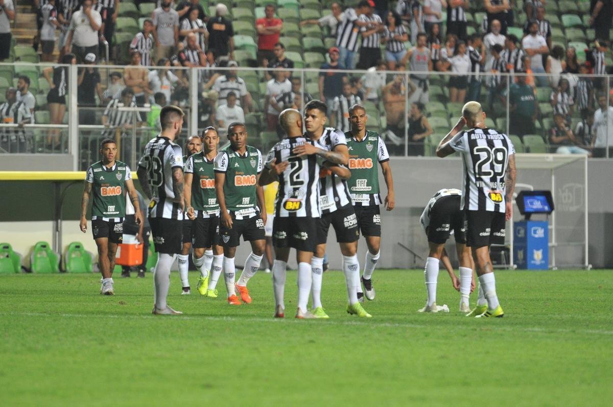 Fotos do jogo entre Atltico e Grmio