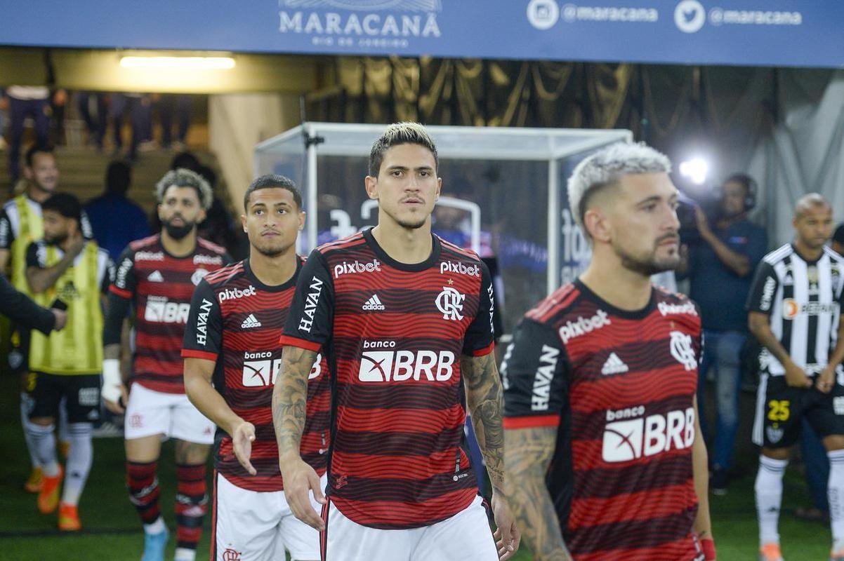 Fotos do jogo de volta das oitavas de final da Copa do Brasil, entre Flamengo e Atltico, no Maracan, no Rio de Janeiro