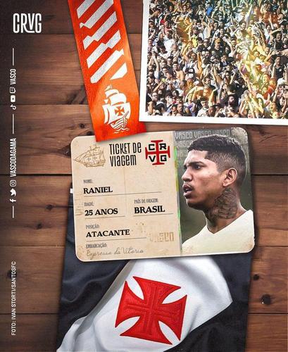 Raniel, atacante (Vasco)