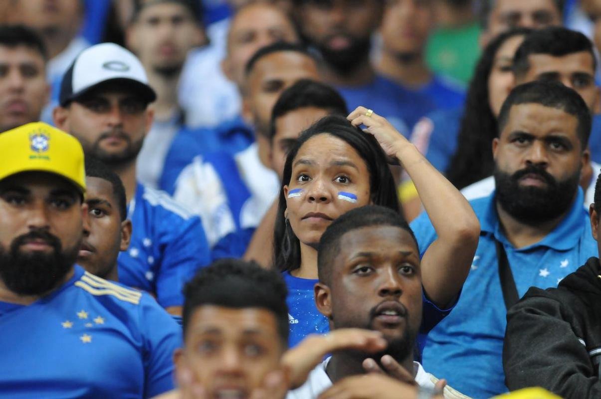 Fotos da torcida do Cruzeiro durante a partida contra o Operrio-PR, no Mineiro, pela 29 rodada da Srie B