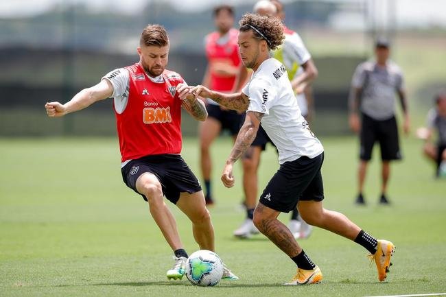 Veja fotos do treino do Atl�tico