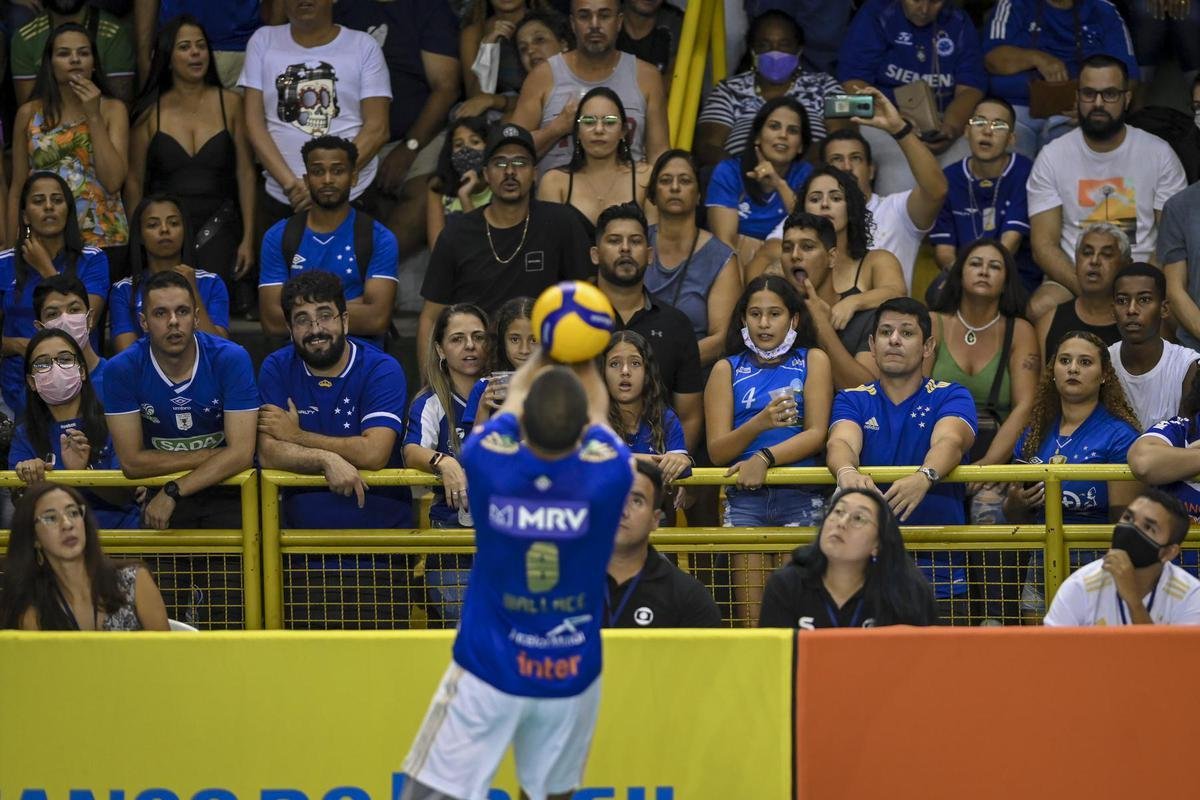 Cruzeiro venceu o Minas no tie-break no primeiro jogo da final da Superliga
