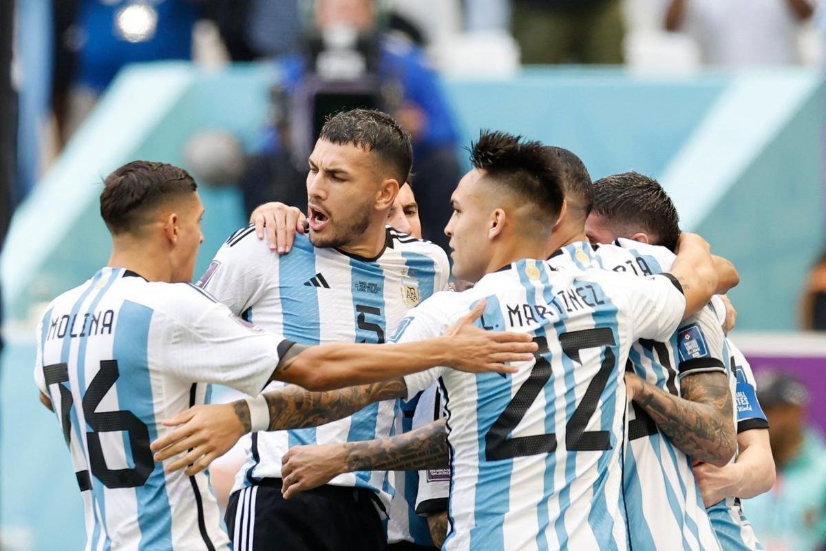 Imagens da partida entre Argentina e Arbia Saudita, pela primeira rodada do Grupo C da Copa do Mundo