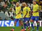 Imagem mostra Neymar dando bronca em companheiros aps gol da Crocia; veja