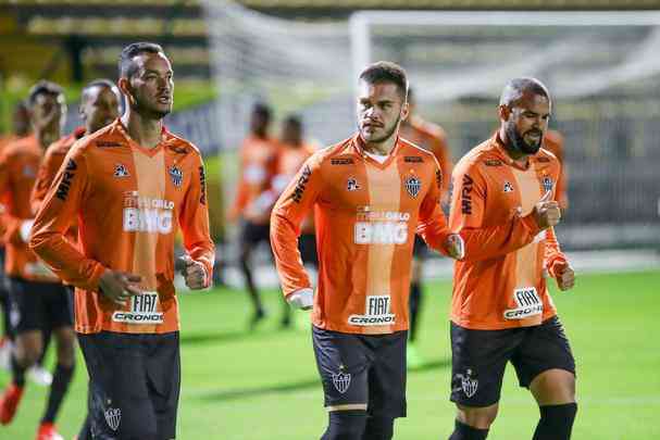 Atltico treinou na noite desta segunda-feira, vspera de jogo contra La Equidad-COL