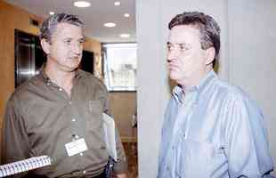 14/09/2001 Eduardo Maluf com Alvimar Perrella, então superintendente de futebol do Cruzeiro (14/09/2001)