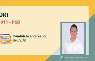 Ex-centroavante do Nutico, Kuki (PSB) recebeu 1.329 votos para vereador no Recife e no foi eleito.