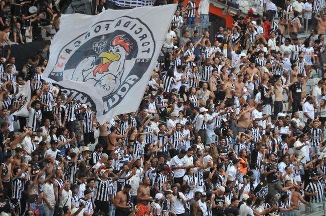 Fotos da torcida do Atltico no clssico com o Cruzeiro, no Mineiro, pela nona rodada do Mineiro de 2022