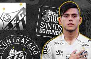 Santos anuncia o atacante Daniel Ruiz
