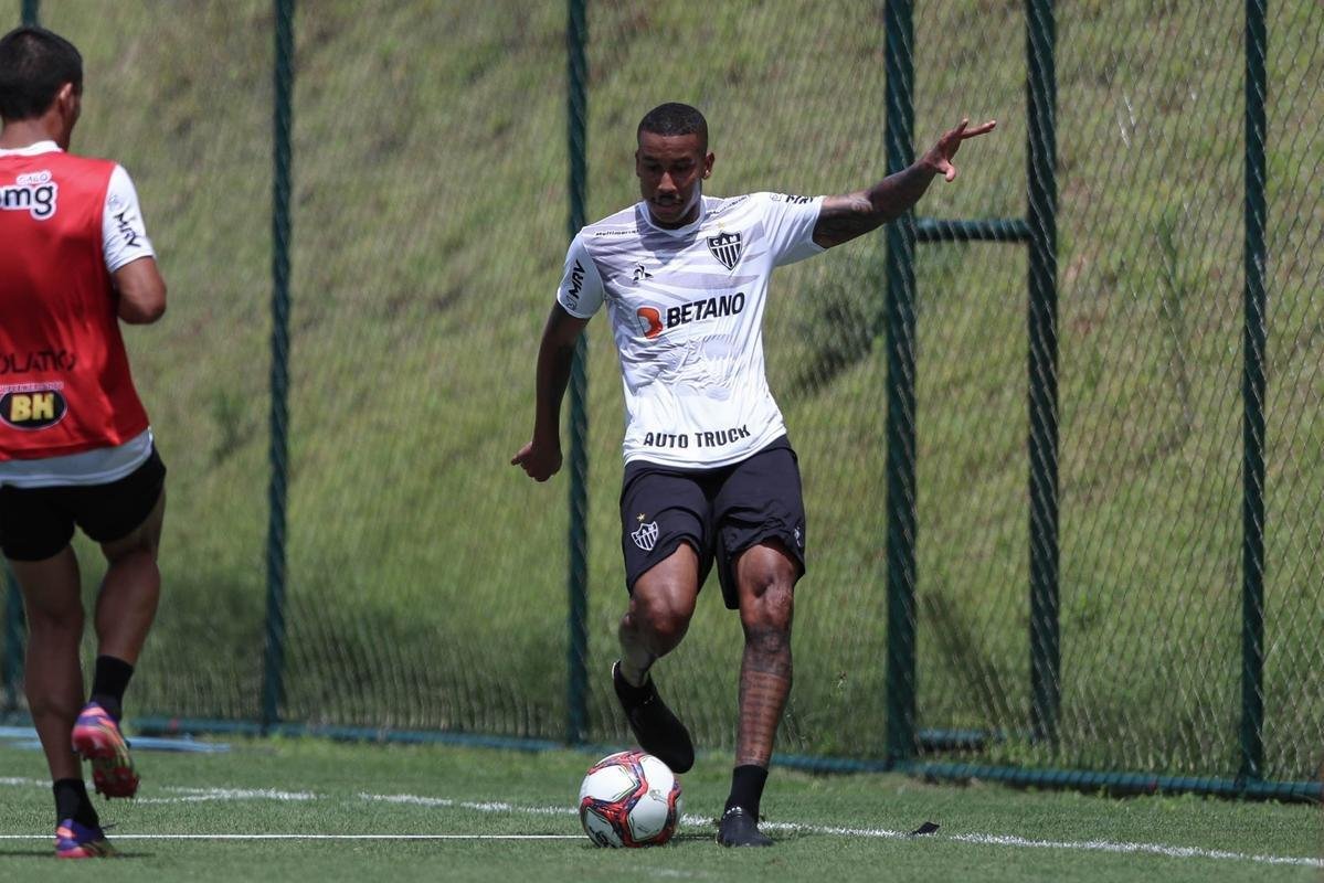 Treino do Atltico em 15/3/2021, na Cidade do Galo