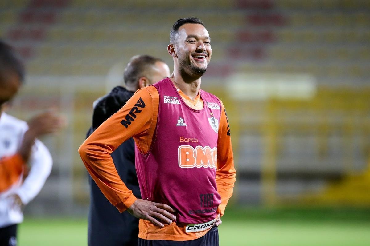 Atltico treinou na noite desta segunda-feira, vspera de jogo contra La Equidad-COL