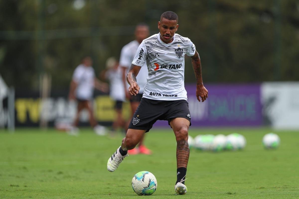 Fotos do último treino do Atlético antes do jogo contra o Bahia