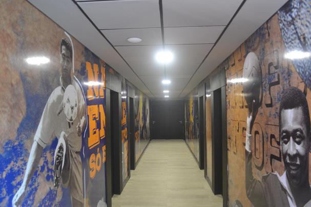 Hotel com 64 apartamentos ainda est em obras, mas uma ala j est concluda e recebe a delegao do Retr at o fim da Srie A2