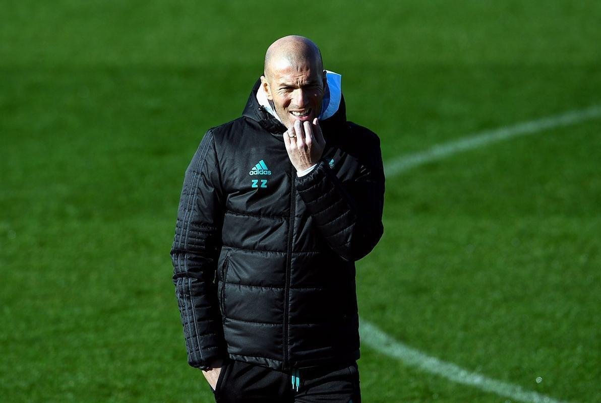 Veja imagens de Zidane como tcnico do Real Madrid