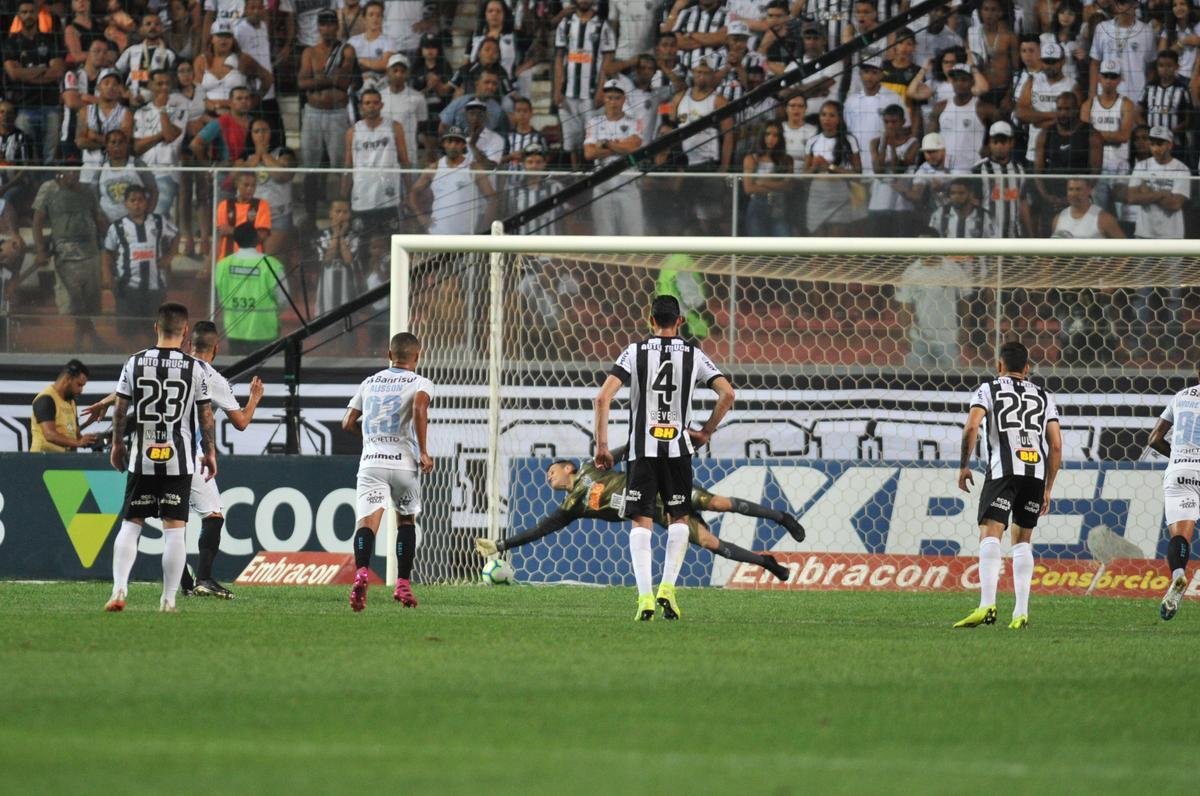 Fotos do jogo entre Atltico e Grmio