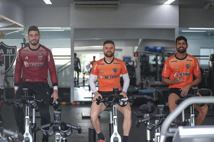 Fotos do treino do Atlético nesta segunda-feira, 13 de setembro de 2021
