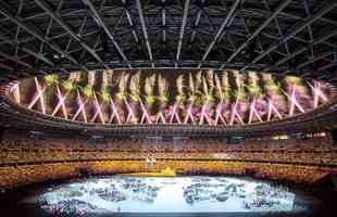 Fotos da Cerimnia de Abertura dos Jogos Paralmpicos de Tquio