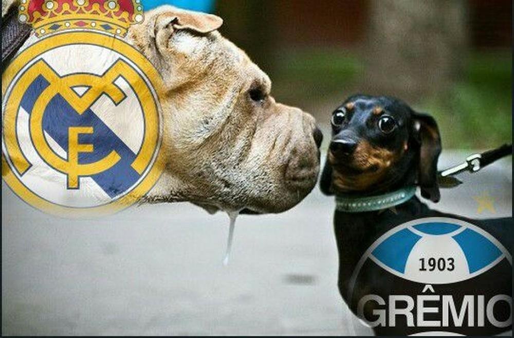 Grmio virou algo das provocaes de clubes rivais aps perder o Mundial de Clubes para o Real