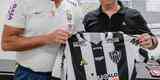 Atltico montou varal com camisas personalizadas para receber jogadores da Seleo Brasileira na Cidade do Galo