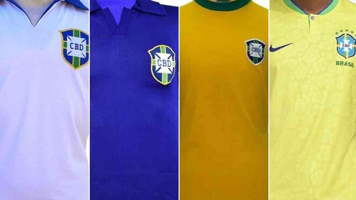 Camisa de Treino do Brasil 2022/2023 Pronta Entrega