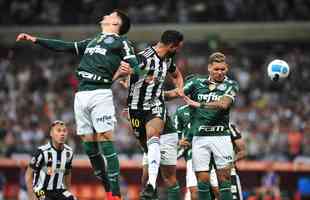 Fotos do jogo de ida das quartas de final da Copa Libertadores, entre Atltico e Palmeiras, no Mineiro