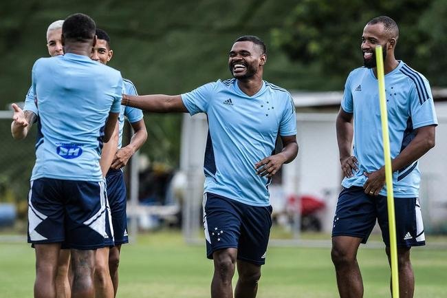 Imagens do treino do Cruzeiro nesta tera-feira (3 de janeiro), na Toca da Raposa II