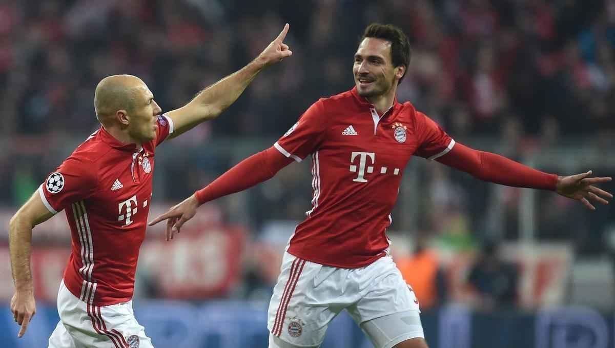 Thiago Alcntara (2), Robben, Lewandowski e Muller marcaram os gols alemes; Snchez descontou para o Arsenal
