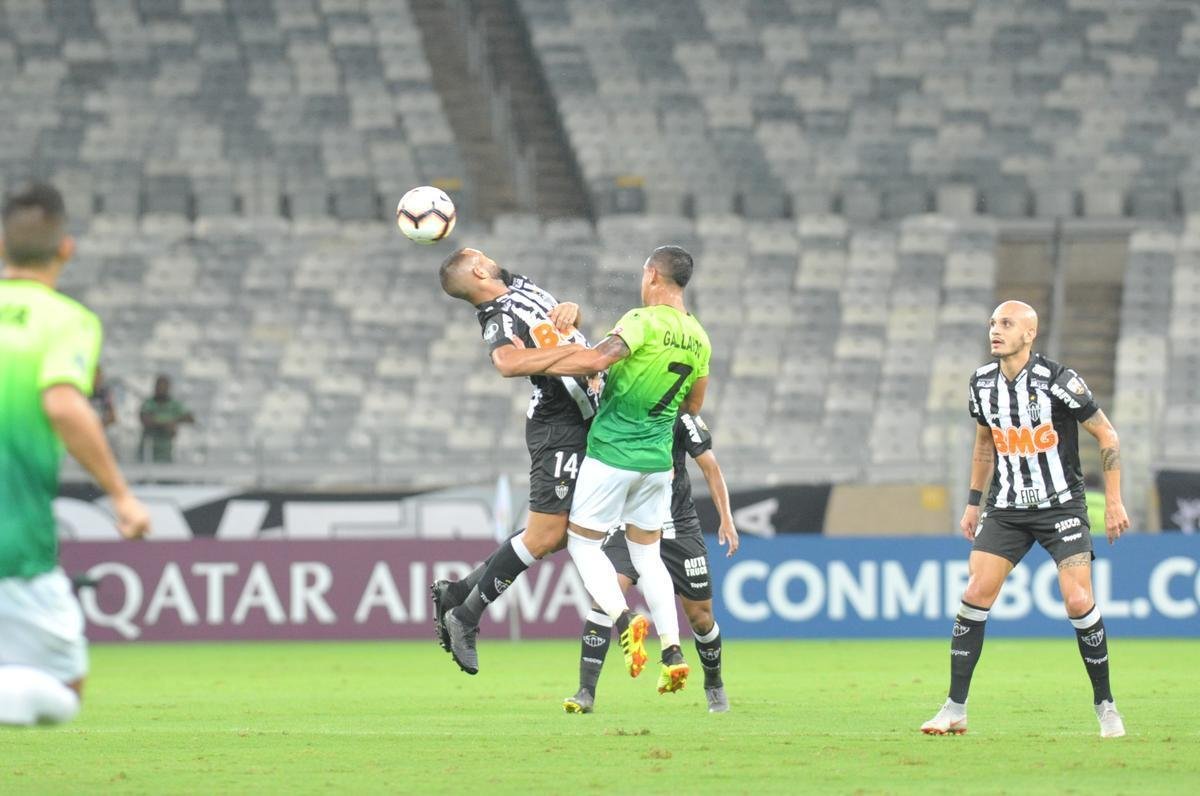 Veja fotos da partida entre Atltico e Zamora, no Mineiro