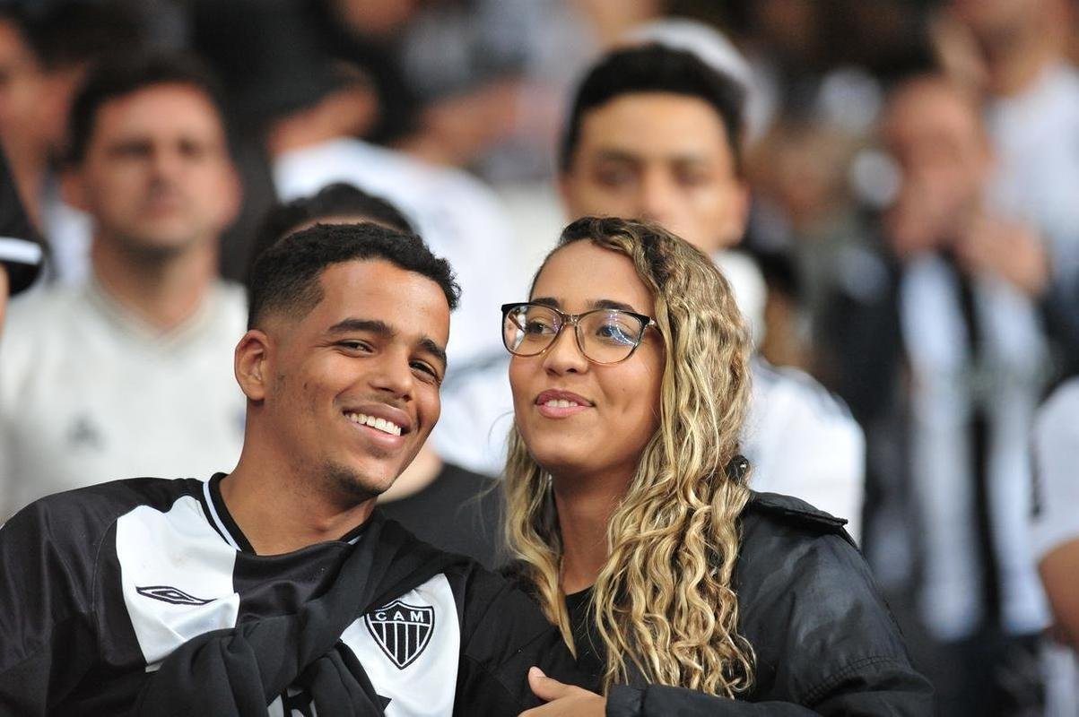 Fotos da torcida do Atltico na partida contra o Palmeiras, no Mineiro, pelas quartas de final da Copa Libertadores 2022