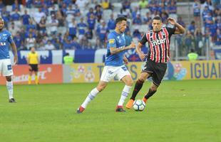 Fotos do jogo entre Cruzeiro e So Paulo