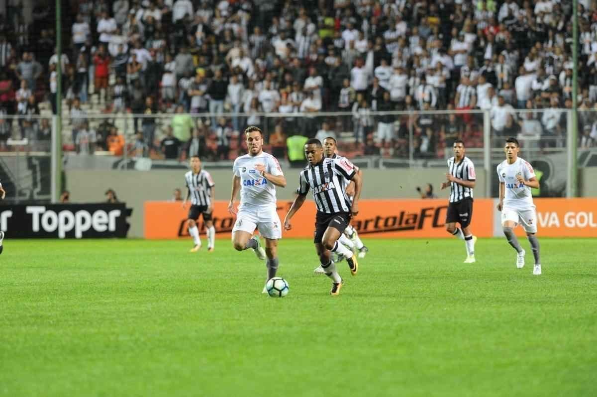 Atltico e Santos se enfrentaram, no Independncia, pela 13 rodada do Campeonato Brasileiro