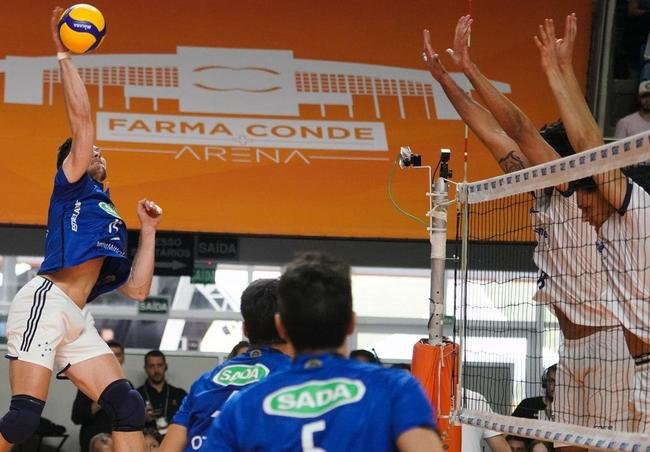 Fotos da final da Superliga Masculina de Vlei entre Cruzeiro e Minas